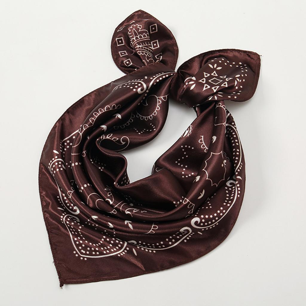 Navy Blue Cashew Hip Hop Cotton Square Bandana Scarf Riding Headband Paisley Gifts For Men Unisex 60*60cm