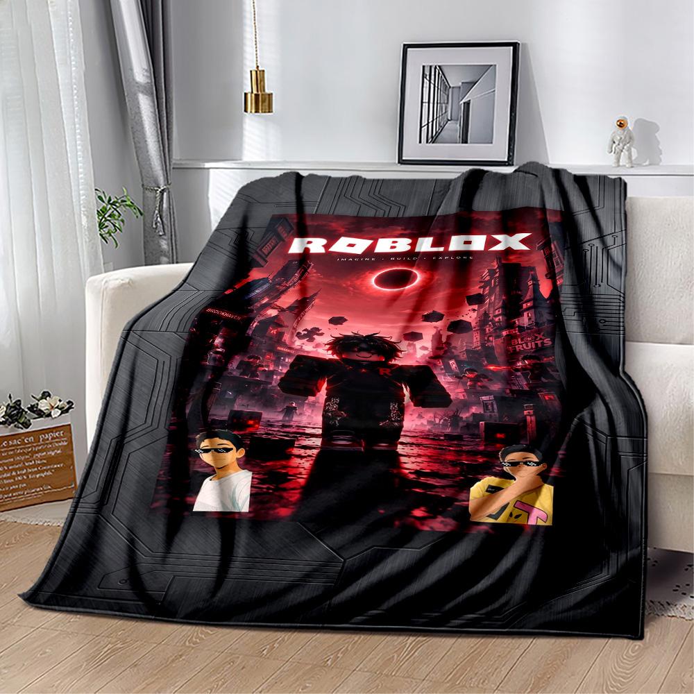 Roblox 103 Blanket Soft Warm Cozy Great for Chair Sofa Seaside Four Seasons Universal Warmthful Decor Ideal Gift For Birthday Valentine'S Day