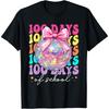 Groovy 100 Days of School Disco Coquette Bow Teacher Boys Girls Cotton Men T Shirt