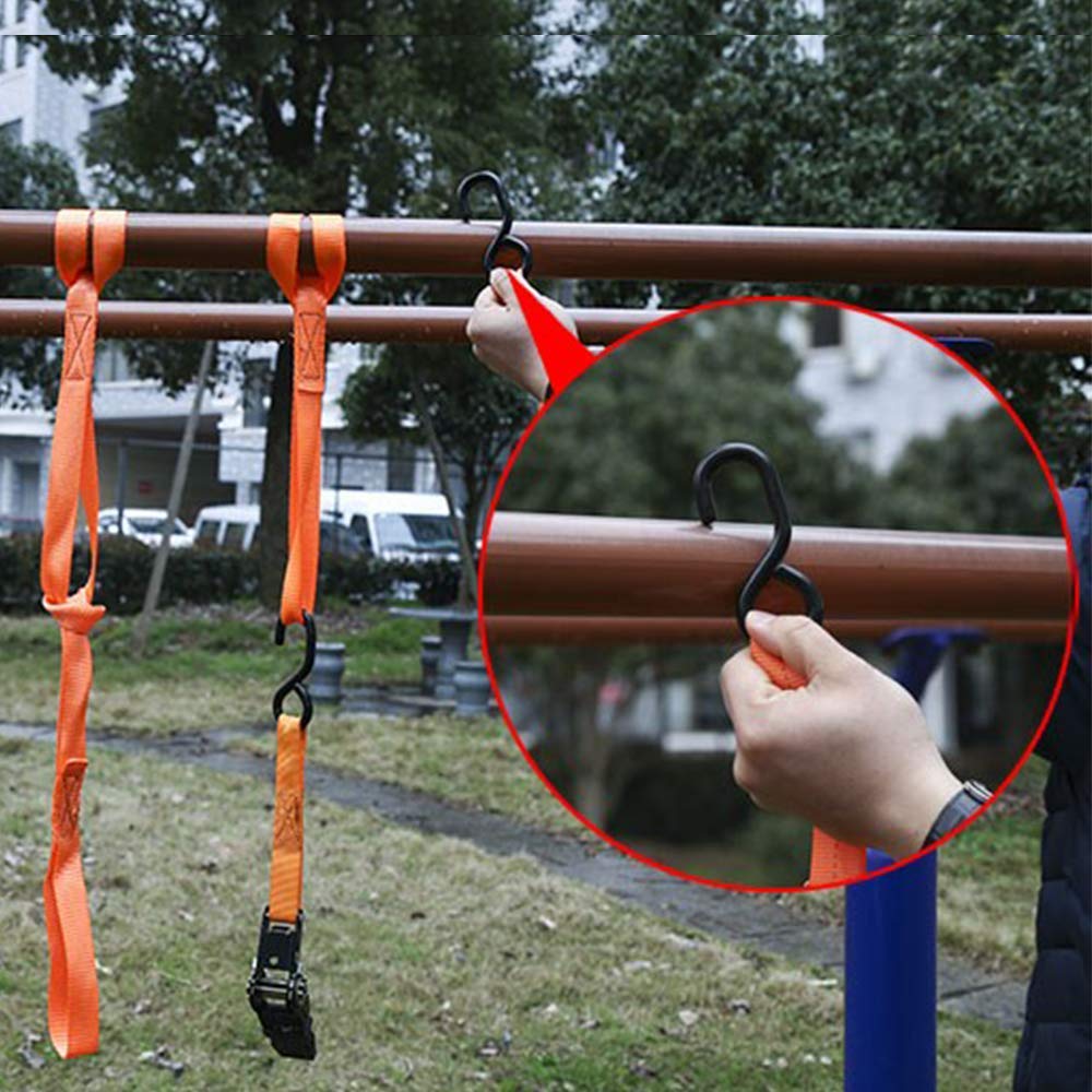 12 Pcs 18" Soft Loop Tie Down Straps Straps Strong Load Resistance Loops Abrasion