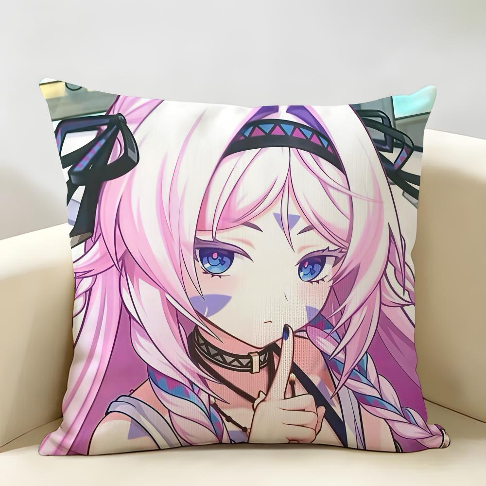 Genshin Impact Citlali Sexy Cushion Cover Natural Linen Organic Fabric DoubleSided Printing Room Sofa Decor Pillow Case