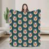 Hollow Knight The Night Blanket  Soft Warm Plush Throw for Kids Couch Chair Bed  Flannel Blanket Cover