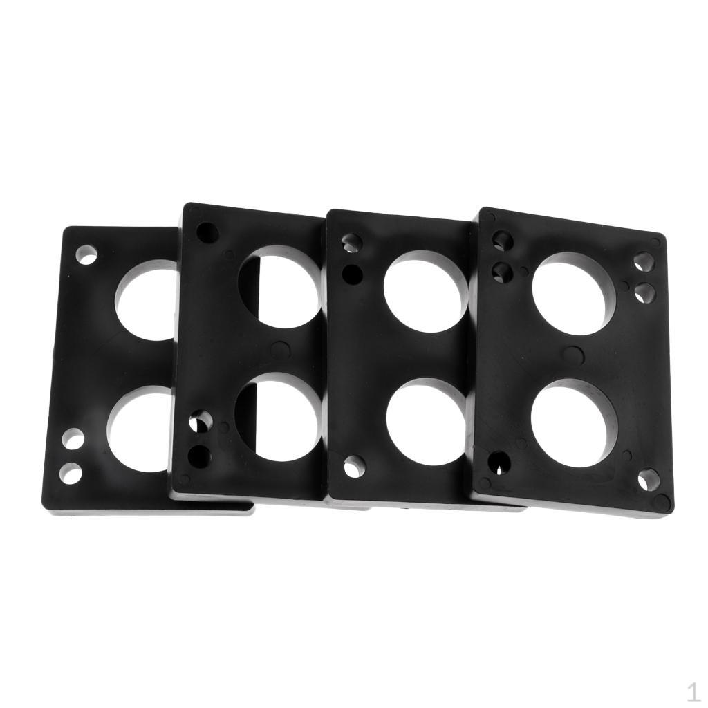 4 Pcs Skateboard Longboard Shock Pads 4mm Or 8mm Lift The Truck 8mm