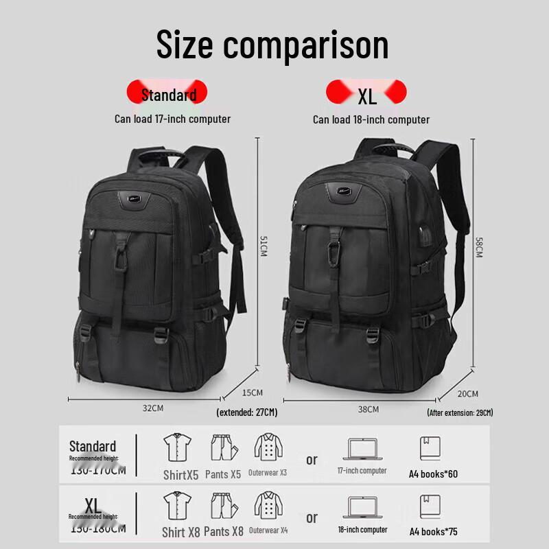 Warrior Large Capacity Travel & Mountaineering Backpack