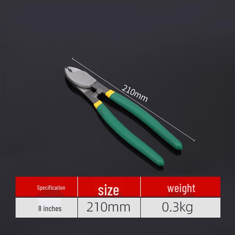 Electrician's 8-inch & 10-inch Multifunctional Cable & Wire Cutter/Stripper