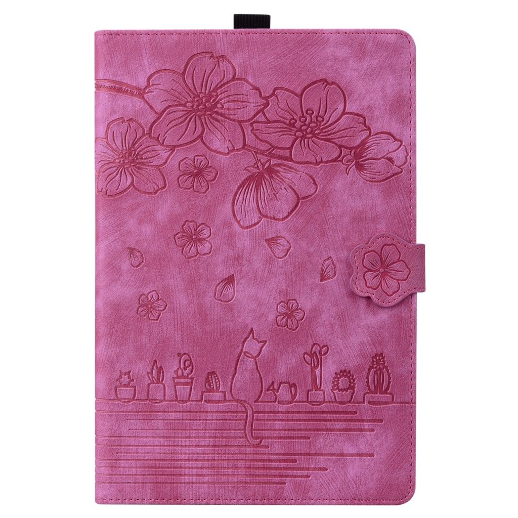 For Redmi Pad Pro 12.1 Inch 2024 Case Leather Wallet Cards Stand Tablet Cover Flowe Cats Case for Xiaomi Poco Pad 12.1 Cover