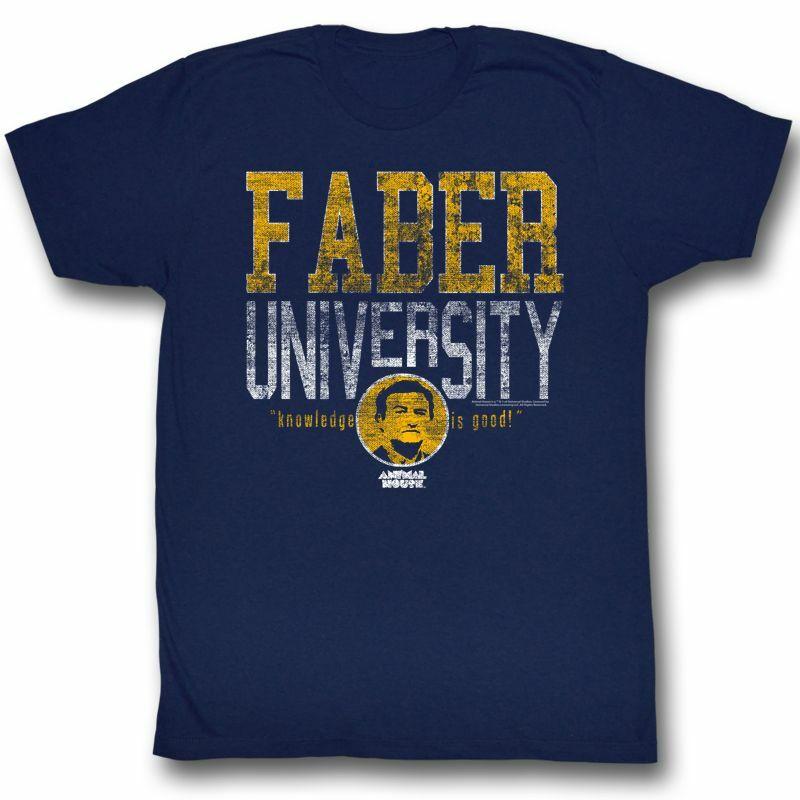 Animal House Faber University Navy Adult T-Shirt S