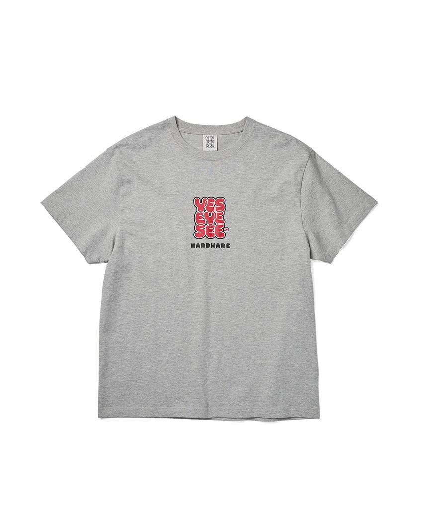 YESEYESEE C-Logo Hardware Tee Gray