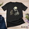 Skeleton Holding Cat Funny Halloween Skull Men Women Kids T-Shirt Unisex T-shirt
