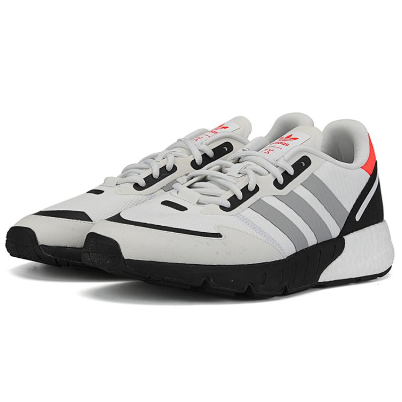 adidas Originals Zx 1K Boost 'Crystal White Silver Metallic Black' Sneakers FY5648