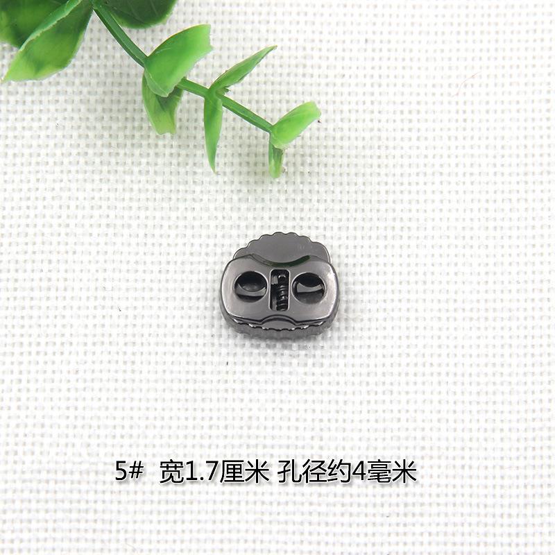 Clothing Metal Spring Buckle Buckle Rope Buckle Alloy Pig Nose Buckle Down Jacket Bell Rope Buckle Elastic Buckle