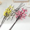 10-Flower Plum Blossom Silk Decor for Home and Living Room