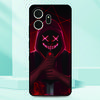 Anime Bad Boy Devil Phone Case For TCL NxtPaper 70 Pro 5G Painted TPU Black Back Cover Soft Silicone Funda Screen Protector Film