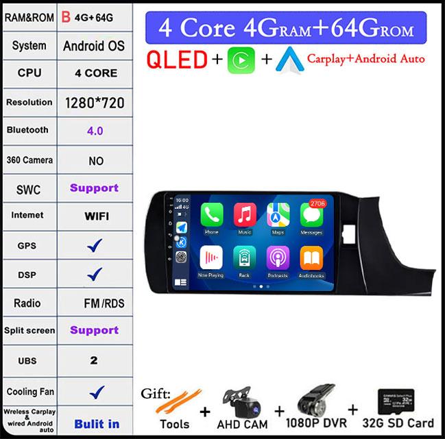 QLED/Screen Android 14 For Honda Amaze 2018 2019 Car Video Multimedia Player Autoradio GPS Navigation Radio Stereo Auto
