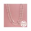 PABEYN 45-60cm Wholesale 925 Sterling Silver 3mm Wide Paper Clip Necklace for Boys Girls Women Fine Jewelry Wedding Party