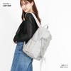 Aventura Water-Repellent Lightweight Drawstring Backpack RDS-30718, Light Gray