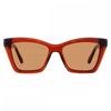 Salvatore Ferragamo Bronze Cat Eye Women S SunglaSSeS Sf2039Se 224 53 Multi