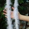 Color Encryption Thickened Feather Strip Diy Turkey Fluff Strip Wedding Decoration Clothing Skirt Accessories
