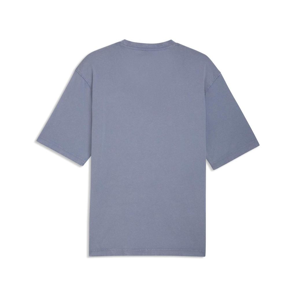 PUMA Men's Graphic Win or Lose Boxy Washed T-Shirt Grey Sky M Size Crew Neck Short Sleeve Tee