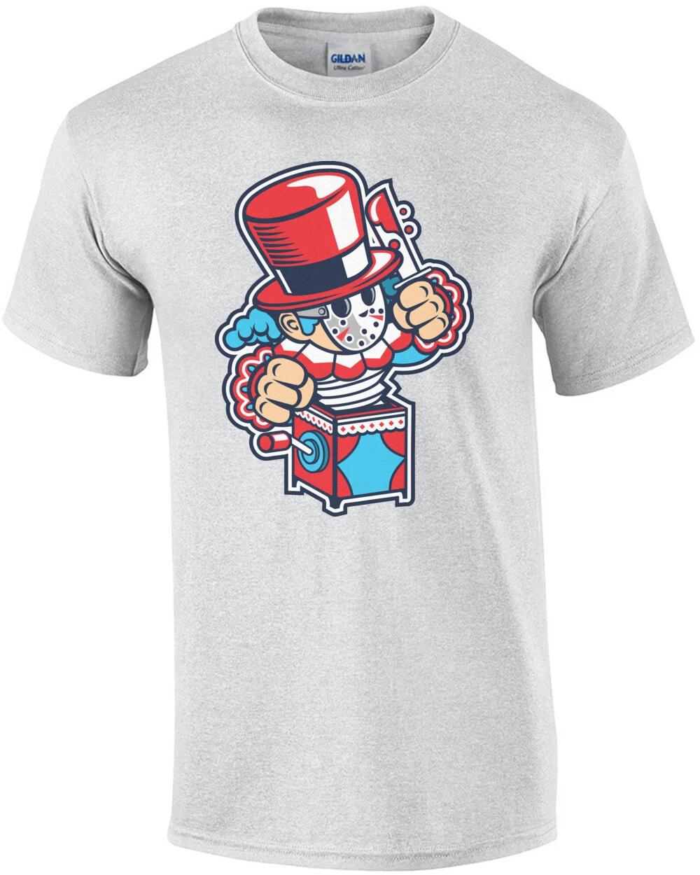 Horror Retro Jack In The Box Killer T-Shirt S