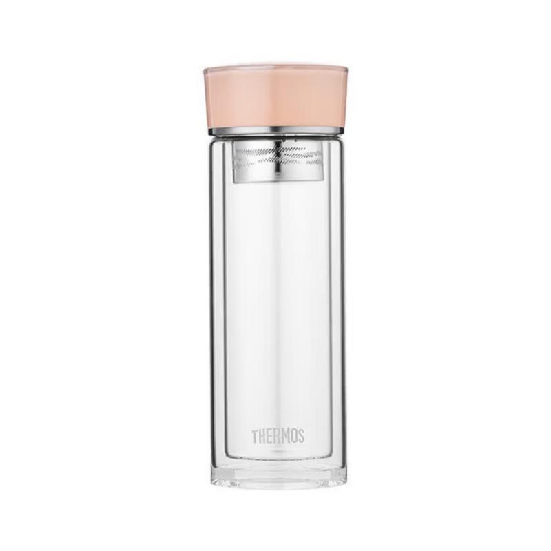 THERMOS High Borosilicate Double-Wall Glass Bottle