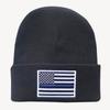 Popular In Europe and America, American Flag Embroidered Knitted Beanie Hat Autumn and Winter Warm Hats for Men and Women