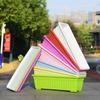 1Set Plastic Vegetable Planters Rectangular Flowerpots For Balcony Indoor Gardening Breathable Plants Pots Garden Tools