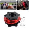 Vehicle Steering Wheel Adapter 8.9cm Diameter Anti Rusts Easy Operate for Racings Enthusiasts Improves Driving Safety