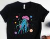 Space Jellyfish Shirt, Space Shirts, Animal Shirts, Space Art, Outer Space Shirts, Marine Life Shirts, Science Shirts, Jellyfish Art