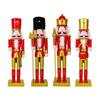 Nutcracker Christmas Decor Wooden Nutcracker Christmas Decorations Table Decor For Holiday Indoor Fireplace Apartment Office