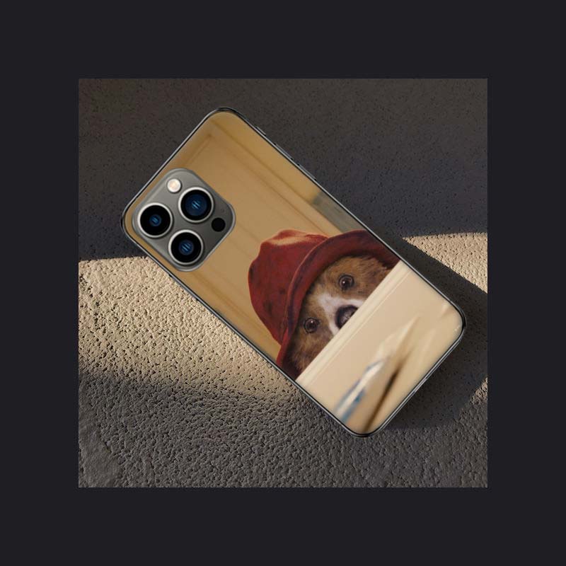 Cute P-Paddington Bear Phone Case For Iphone 16 15 Plus 13 12 Mini 17Air 16E 11 14 Pro 17 Pro Max Cover Shell Coque Soft Clear C
