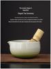 Japanese Matcha Tea Set: Ceramic Bowl & Whisk