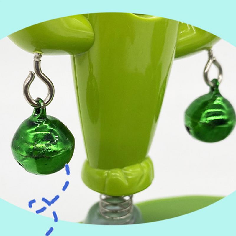 Parakeet Playground Cockatiel Playground Perch Leaves Shape Cage Accessories Interactive Puzzle Enrichment Cactus Style For