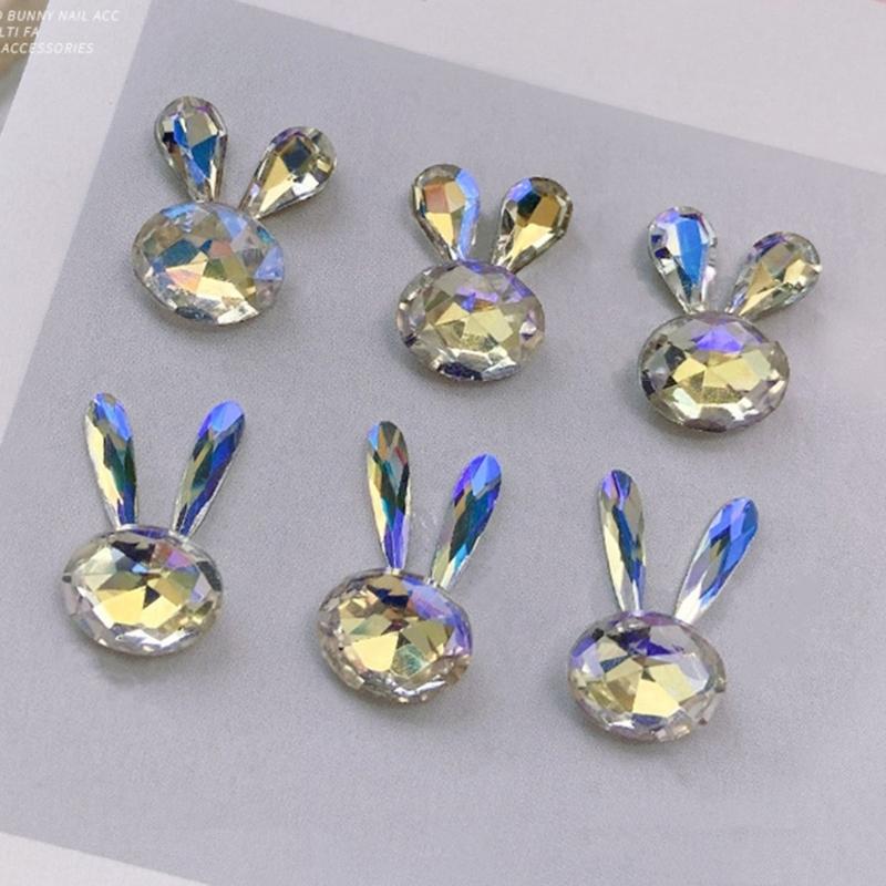 Pack of Luxury Nail Charms Studs Nail Rhinestones Gems Luxury Nail Art Rhinestones Crafts Diamonds Crystal Jewels Stones