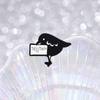 They/Them Pronomen Enamel Pins Custom Cartoon Crow Badge LGBT Pride Brooches Lapel Badges Animal Jewelry Gift for Friends