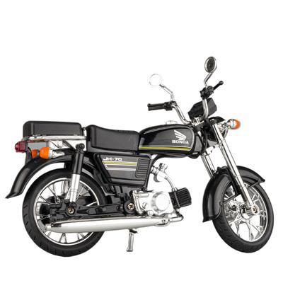 1/12 Honda JH70 Jialing JMC Alloy Die Cast Toy Vehicles Motorcycle Model Sound and Light Off Road Autocycle Toys Car Kids Gifts