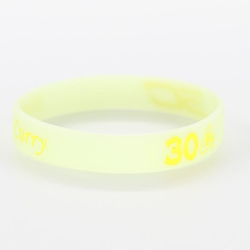 Thickened Luminous NBA Basketball Silicone Wristband: Harden, LeBron, Curry, Irving Edition