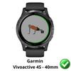 Screen Protector for Garmin Vivoactive 4s - 40mm [Pack 6] Protective Plastic Film Resistant Ultra Thin Phonillico