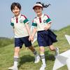 Children's Pure Cotton School Uniform Set for Summer, Spring & Autumn