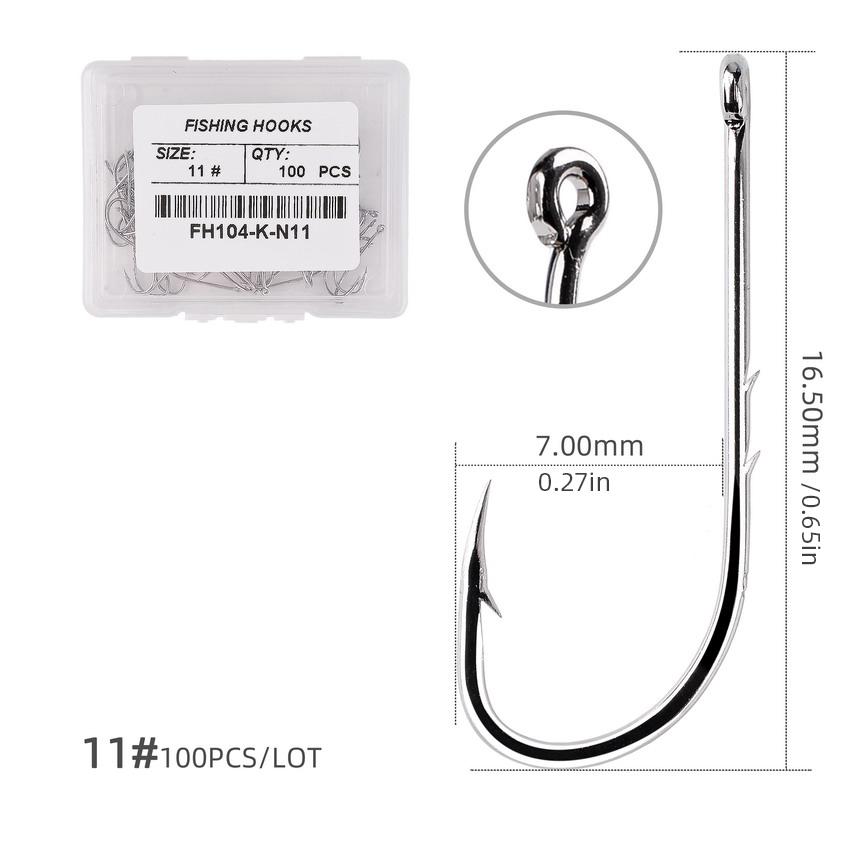1#-12# Fishing Hooks Sea Barbed Fishing Lures Shank Beak Live Bait Holder Carp Fishing Jig Worm Hooks Accessories Tackle Quality