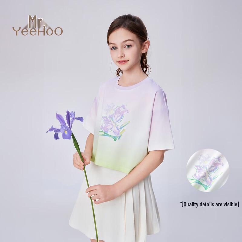 YEEHOO Girls  Short Sleeve T-Shirt 110