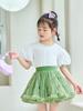 Second Generation Tulle Puffy Tutu Skirt - Spring/Summer Girls' Performance & Evening Princess Dress