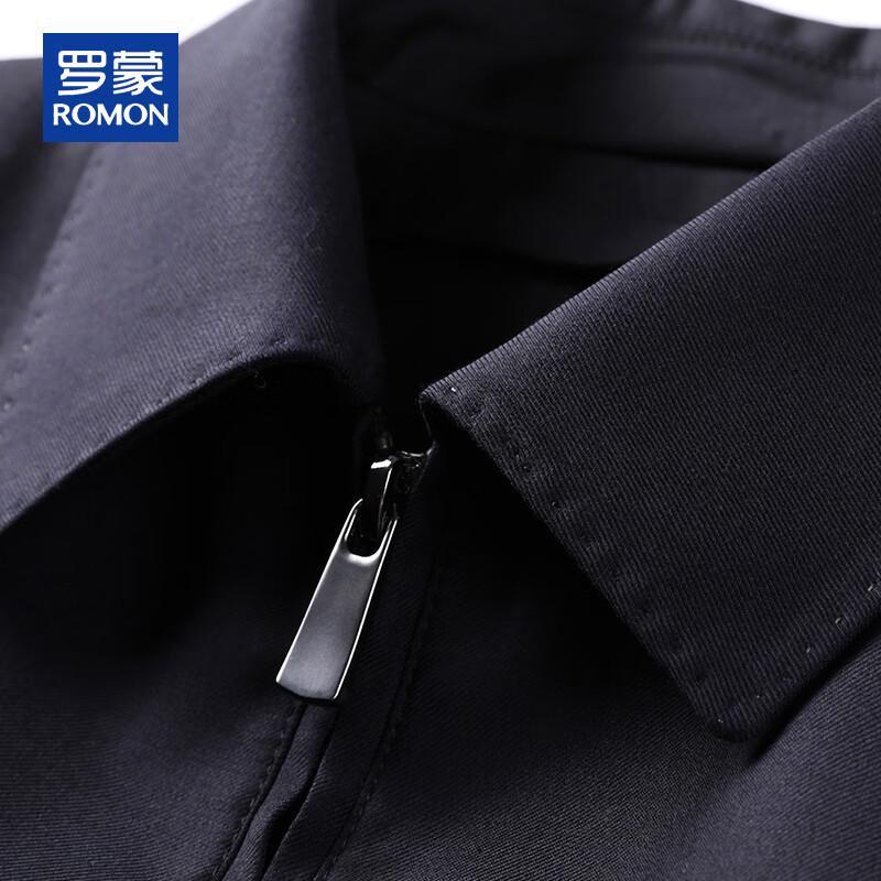 Romon Men's Executive Wool Jacket with Detachable Goose Down Liner