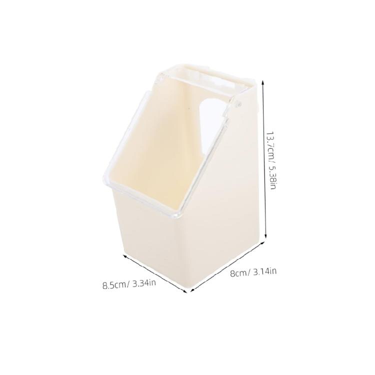 Practical Durable Plastic Hanging Pigeons Feeders for Bird Cages Easyly Installation Clean and Refill Space
