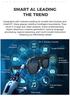 Smart AI Glasses: Photo/Video, Real-time Translation, Object Recognition, ChatGPT, Bluetooth Calls, Music