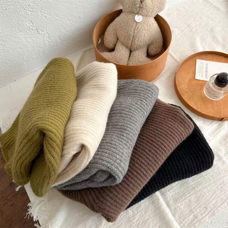 Suéter de Punto con Forro Polar para Niños - Estilo Otoño/Invierno para Niños y Niñas