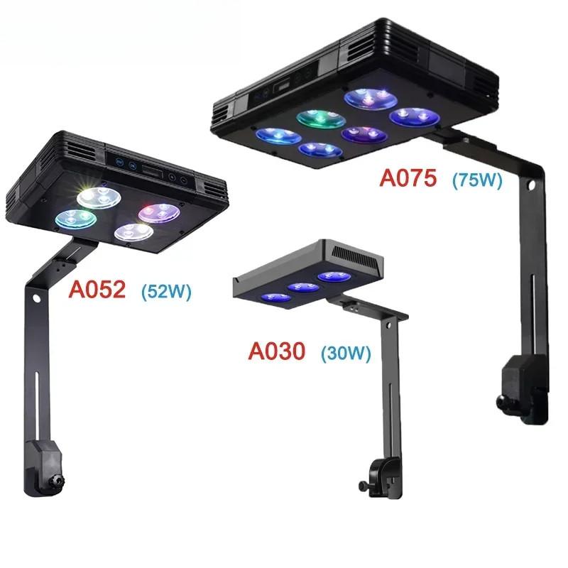 30W 52W 75W LED Aquarium Light Dimmable Full Spectrum Coral Reef Grow Fish Tank LED Light Marine Sea Tank Coral Lighting System