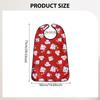 Adult Bib for Eating Clothing Protector Beautiful Protection Reusable Elderly Waterproof