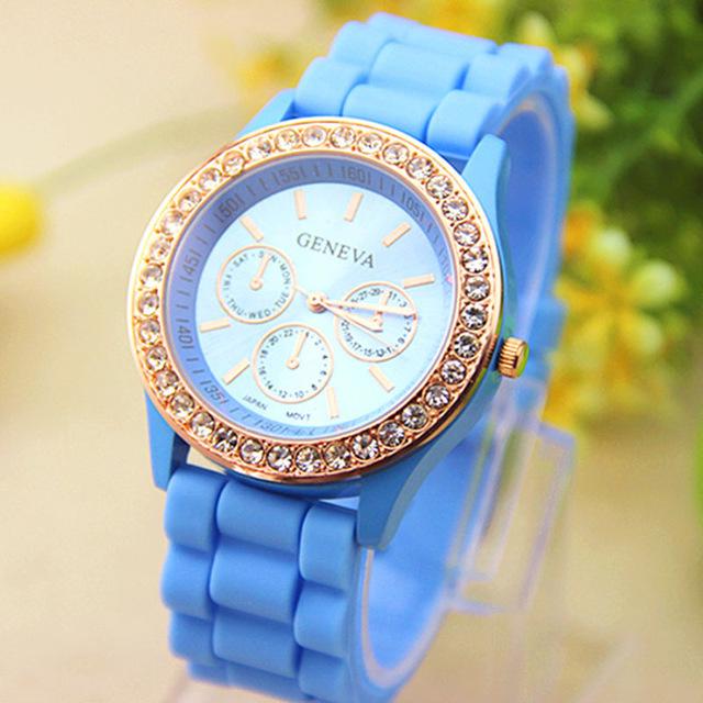 Women Quartz Watch Silicone Strap Fashion Wrist Watch for Female