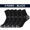 Men Sports Socks Breathable Non-slip Comfortable Man High Quality Basketball Running New Male Long Sock 5 Pairs